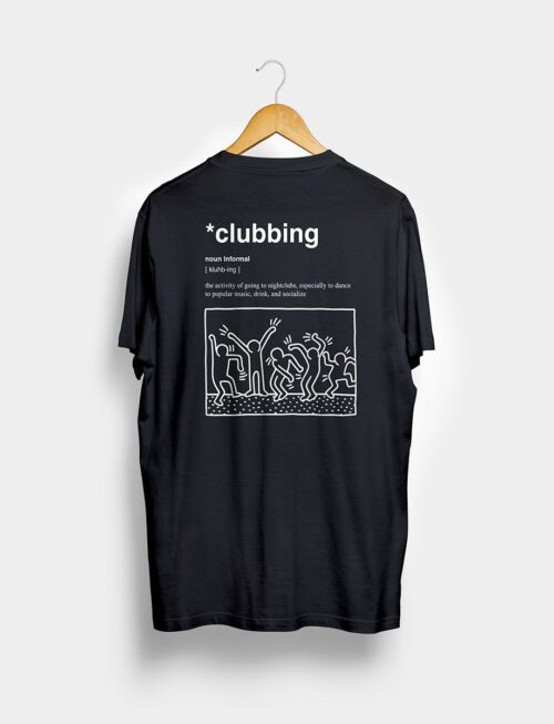 Camiseta Clubbing Negra Trasera